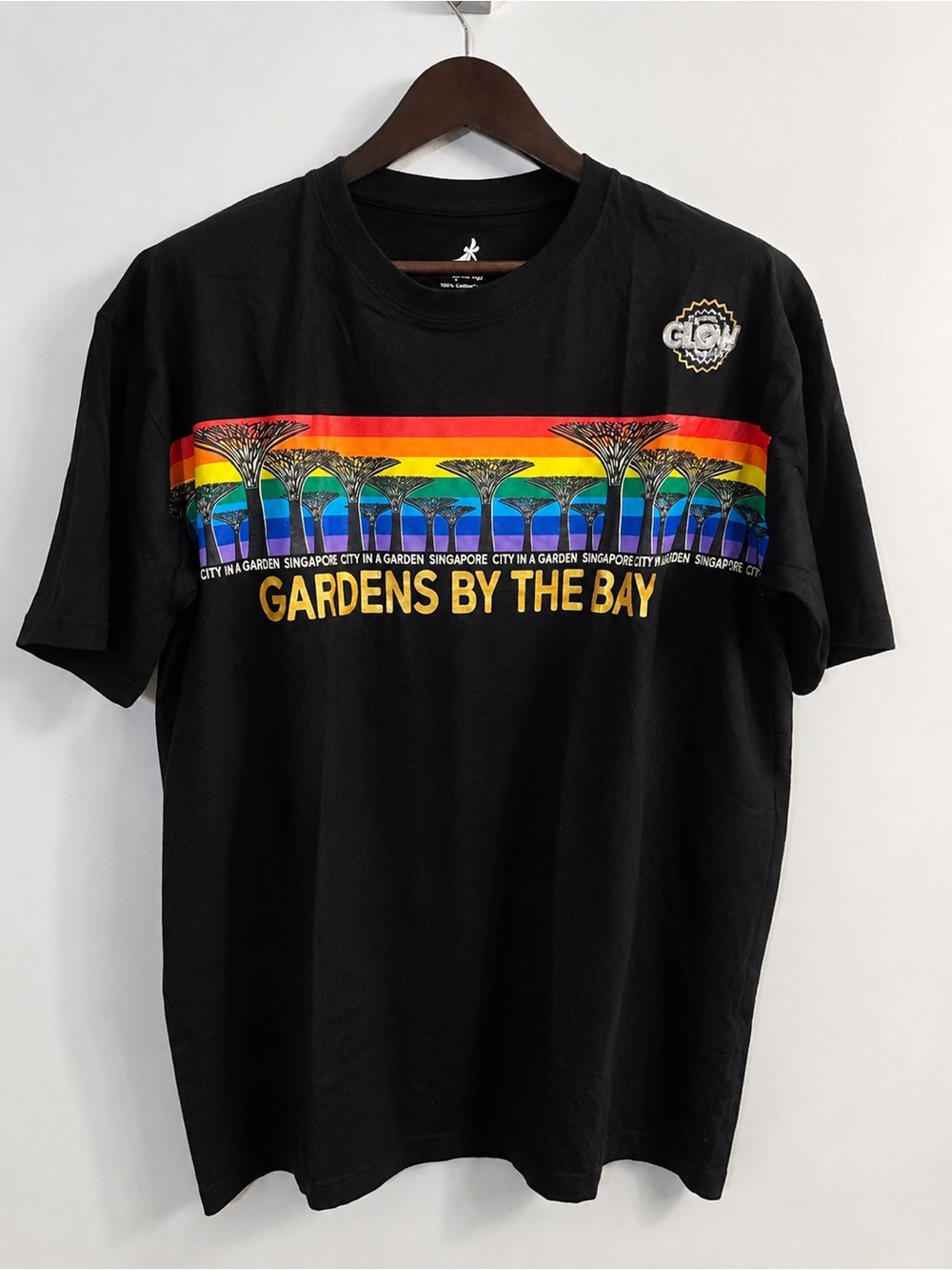 Gardens By The Bay Black Graphic T-Shirt